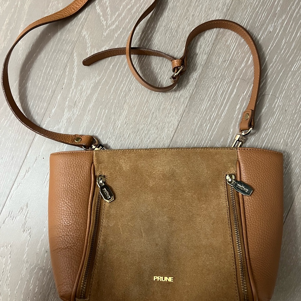 Prune Brown Crossbody Bag